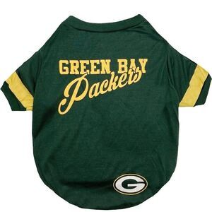 NFL Green Bay Packers Official Team Pet Wear Football Fan Pets First Shirt SZ M